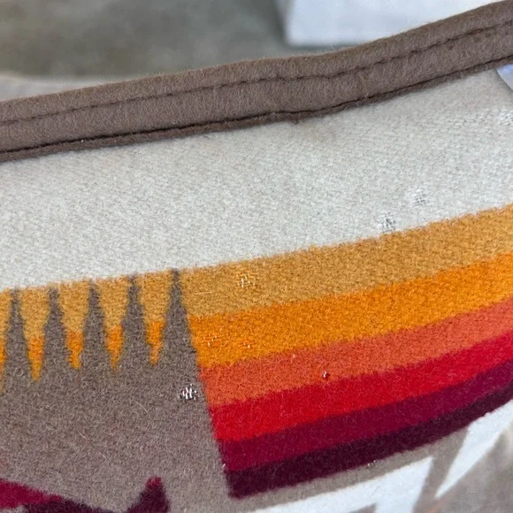 Pendleton Woolen Mills Chief Joseph wool decorative pillow. Nez Perce. Tribal. - Picture 13 of 16